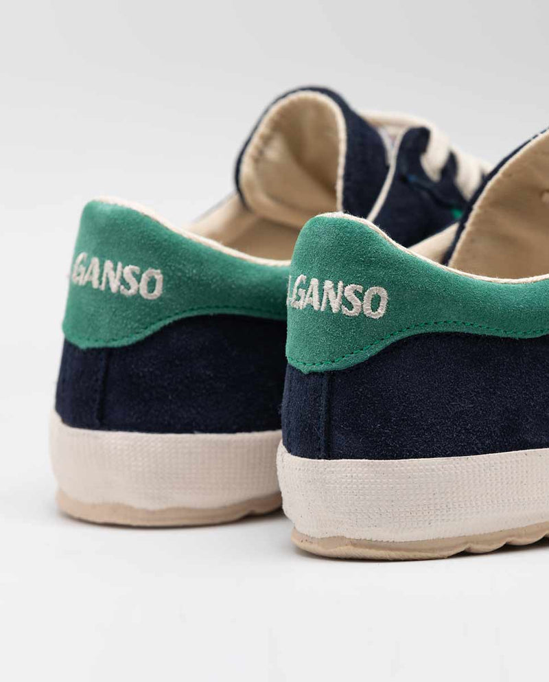 El Ganso | Sneakers Low Top Suede Navy para hombre