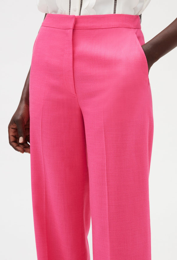 Claudie Pierlot | Pantalón ancho rosa fucsia para mujer, con grandes descuentos
