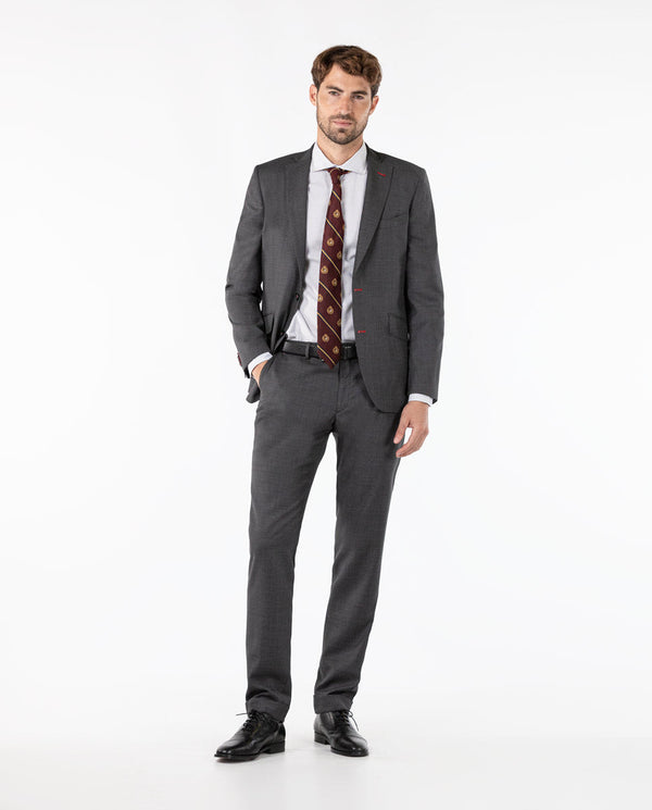 El Ganso | Pantalón Traje Ojo de Perdiz Gris Coordinado Gris  para hombre.