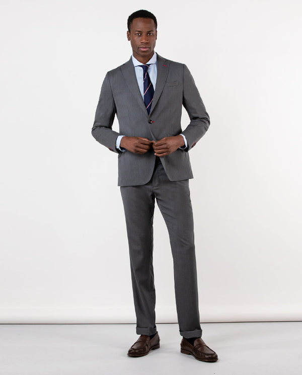 El Ganso | Pantalón Traje Liso Gris Coordinado Gris  para hombre.