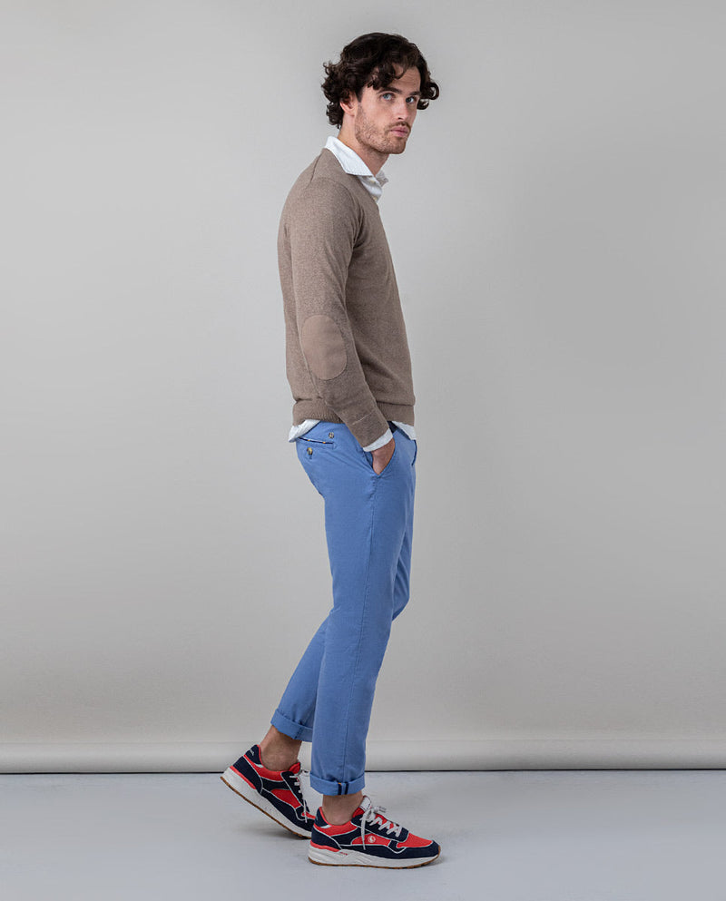 Pantalón Chino Básico Azul