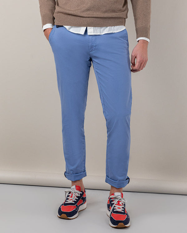 Pantalón Chino Básico Azul