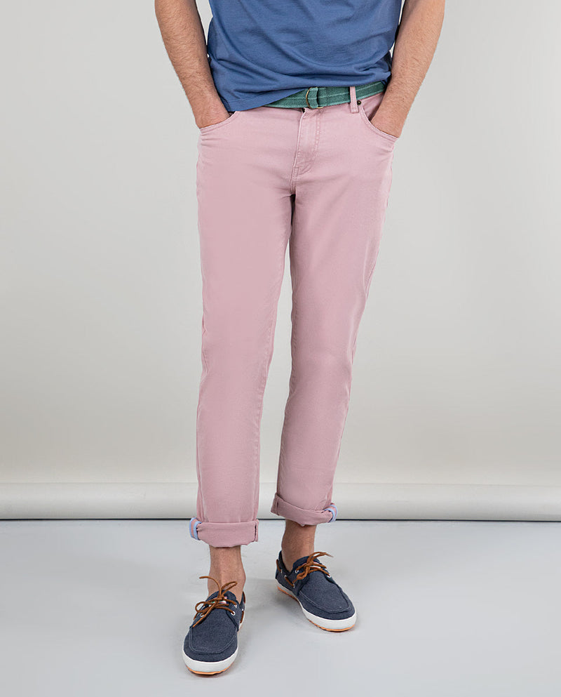 Pantalón 5 Bolsillos Rosa