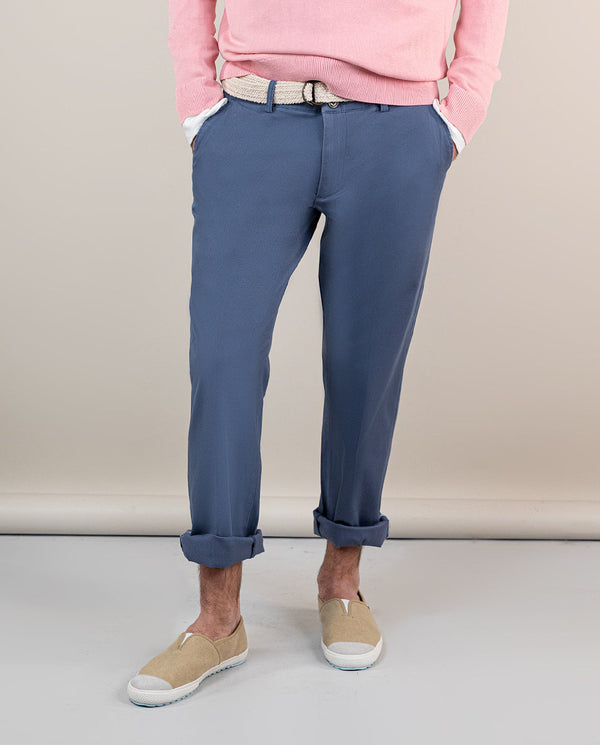 El Ganso | Pantalón Chino Verano Marino Azul Marino  para hombre.