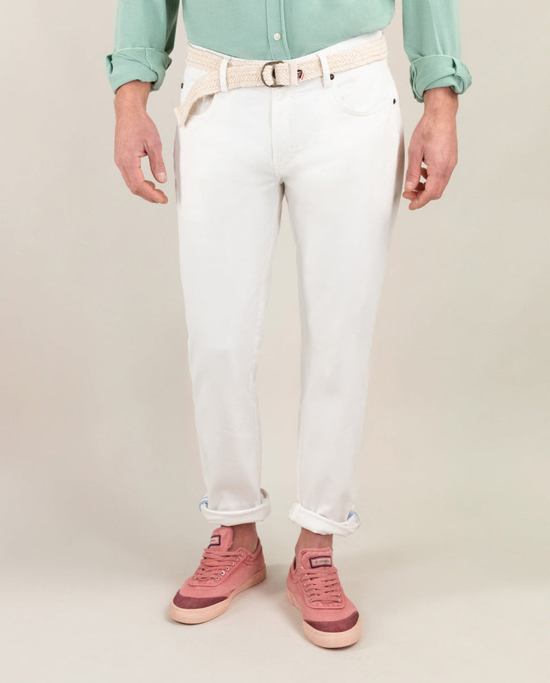 Pantalón 5 Bolsillos Blanco