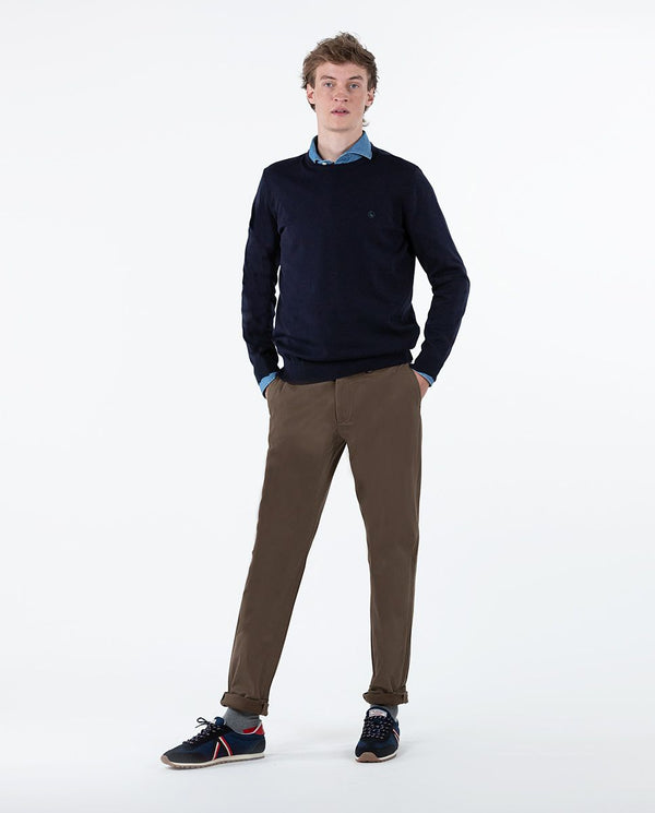 Pantalón Coordinado Algodón Marrón