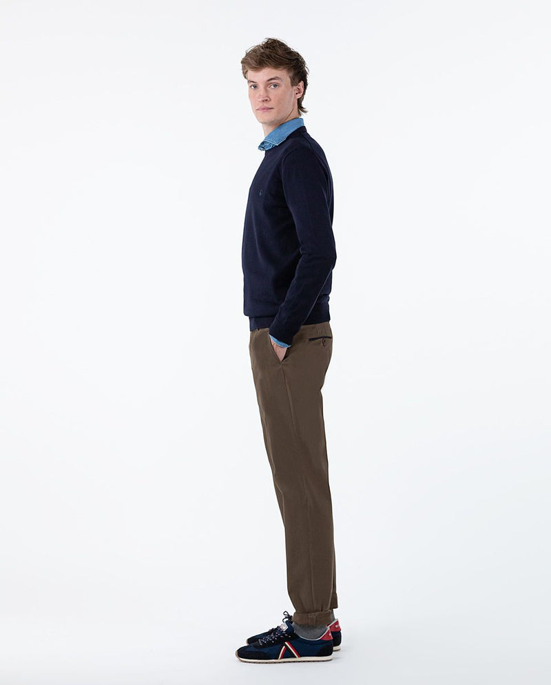 Pantalón Coordinado Algodón Marrón
