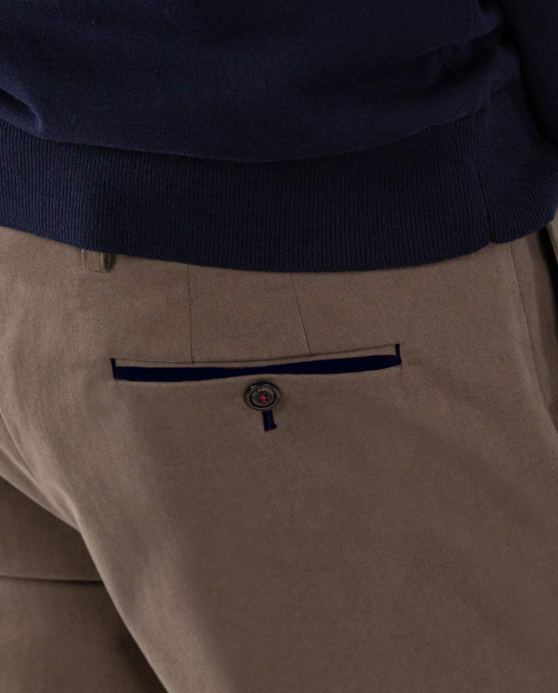Pantalón Coordinado Algodón Marrón