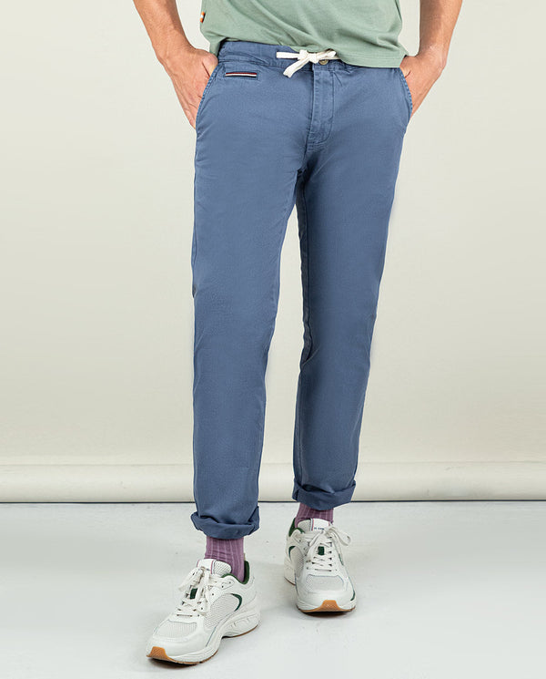 Pantalón Judo Cordones Azul