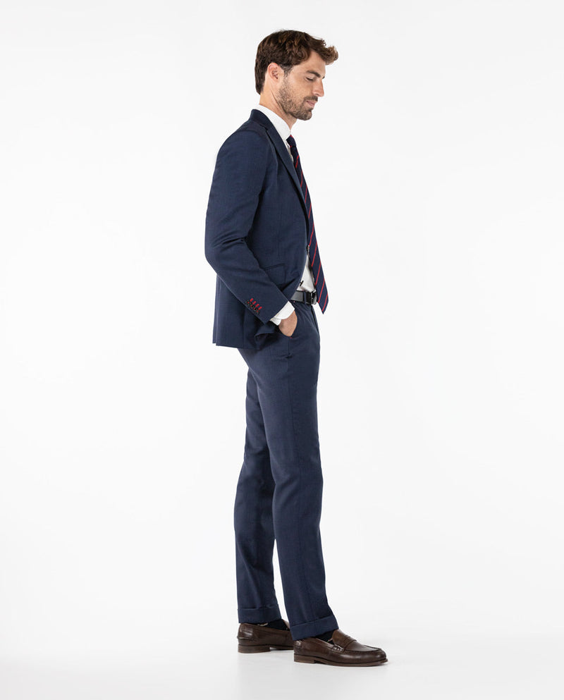 Americana Traje Ojo de Perdiz Marino Coordinado
