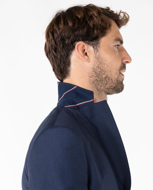 Americana Traje Ojo de Perdiz Marino Coordinado