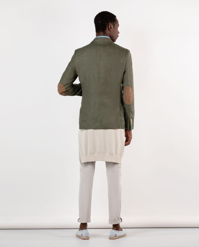 Americana Lino Liso Khaki