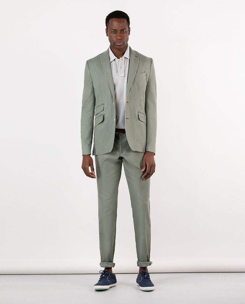 El Ganso | Americana Algodón Lavado Verde Verde  para hombre.