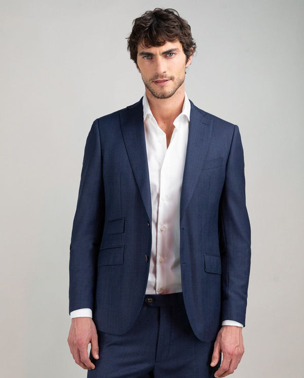 Americana Coordinada Ojo de Perdiz Marino