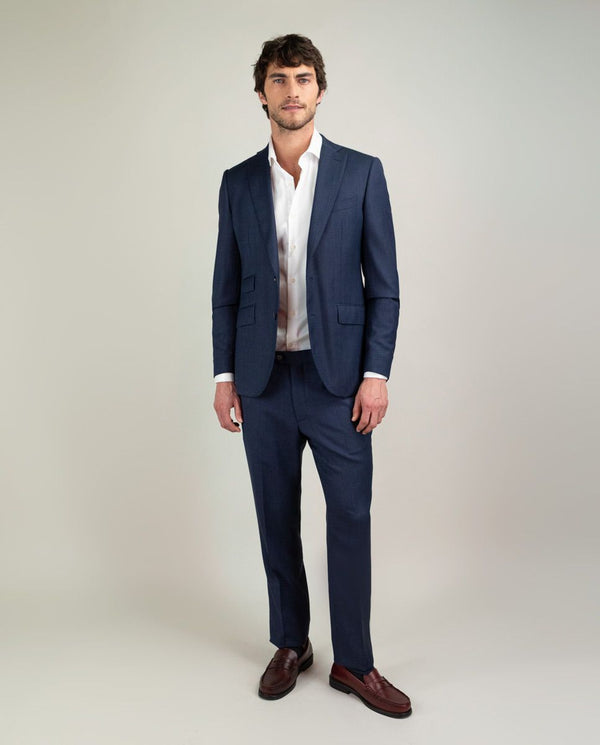 Americana Coordinada Ojo de Perdiz Marino