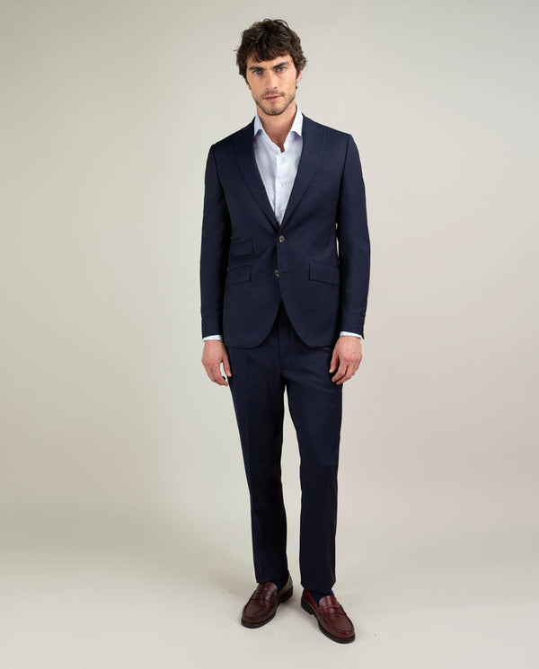 Americana Coordinada Liso Lavable Marino