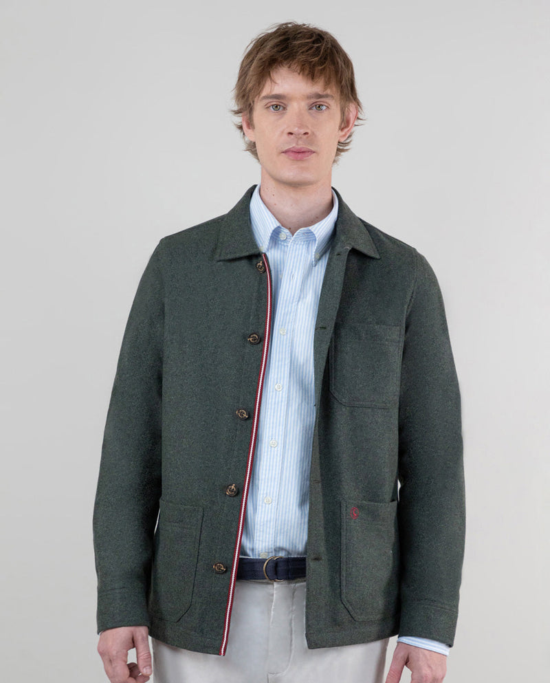 Sobrecamisa Lana Verde