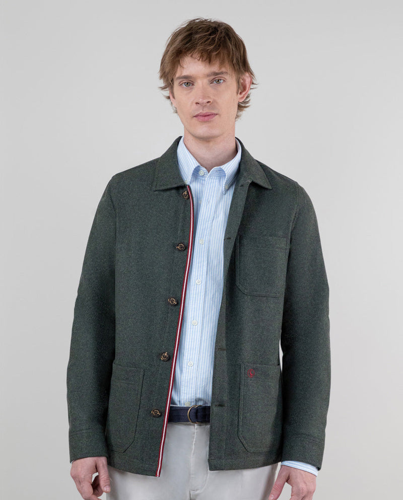 Sobrecamisa Lana Verde