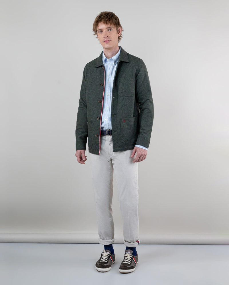 Sobrecamisa Lana Verde