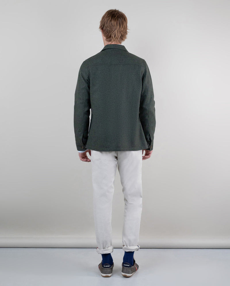 Sobrecamisa Lana Verde
