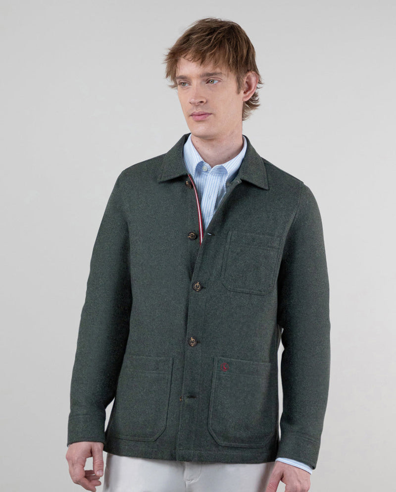 Sobrecamisa Lana Verde