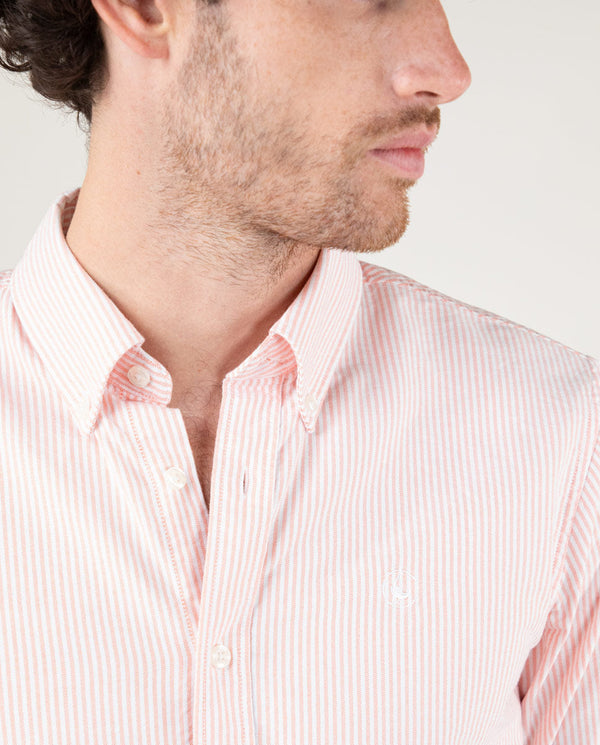 Camisa Raya Yale Oxford Naranja