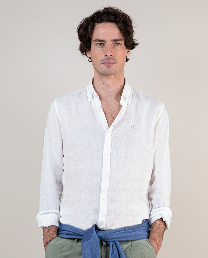 Camisa Lino Blanca