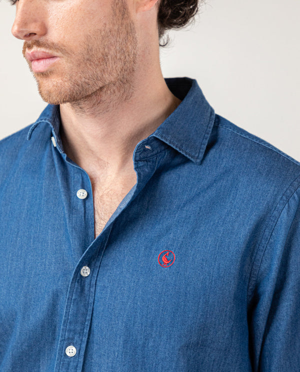 Camisa Denim Doble Tintura