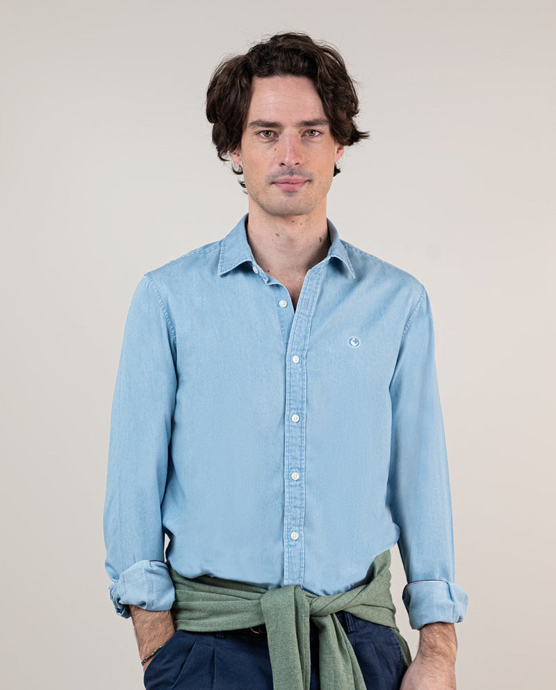 Camisa Denim Bleach