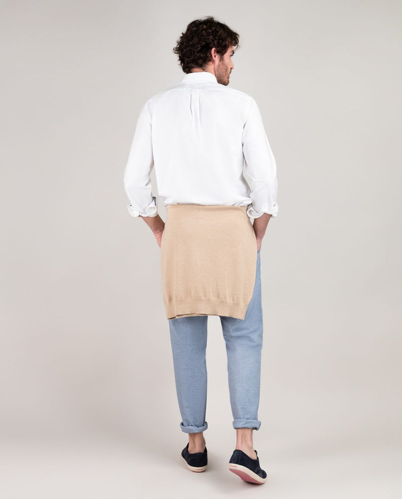 Camisa Oxford Liso Blanco