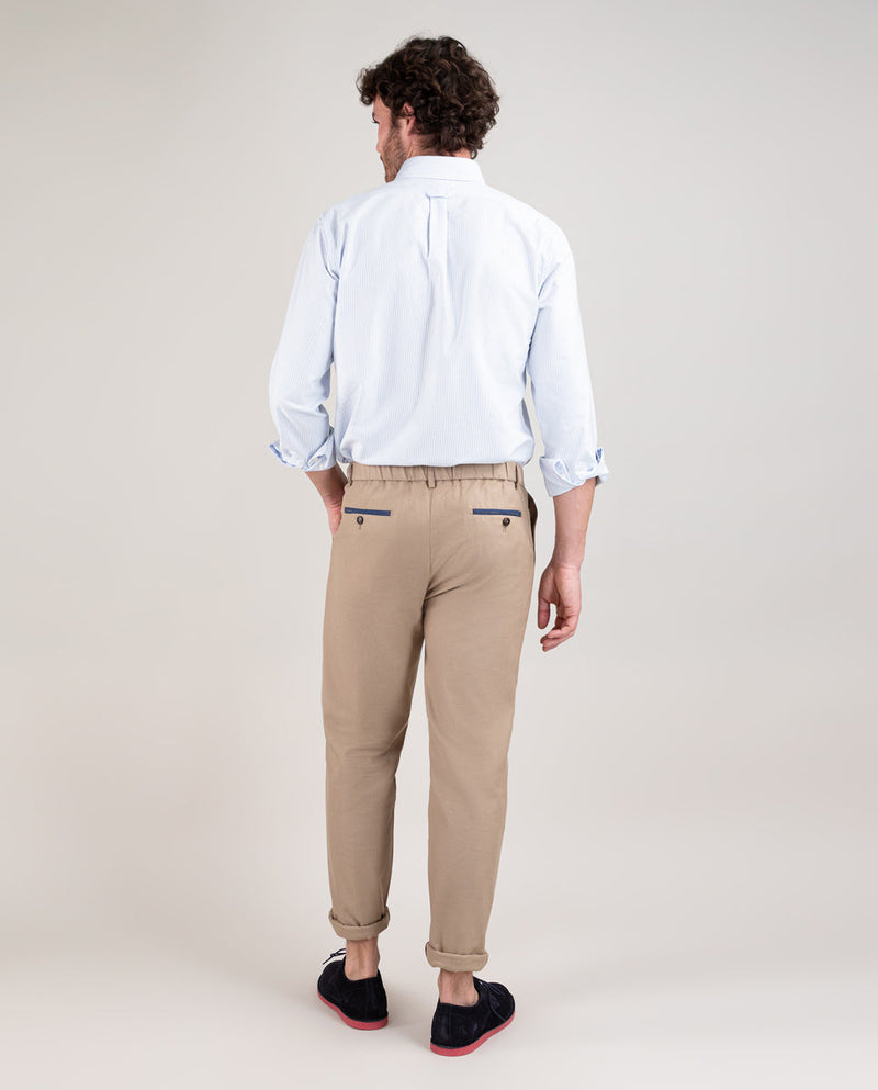 Camisa Oxford Yale Celeste