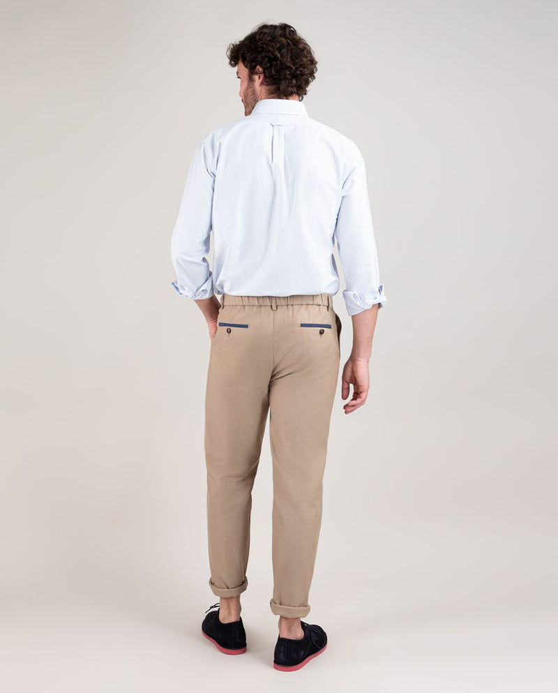 Camisa Oxford Yale Celeste