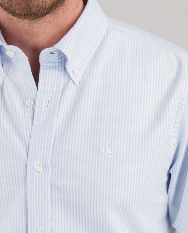 Camisa Oxford Yale Celeste