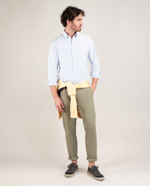 Camisa Oxford Yale Marino