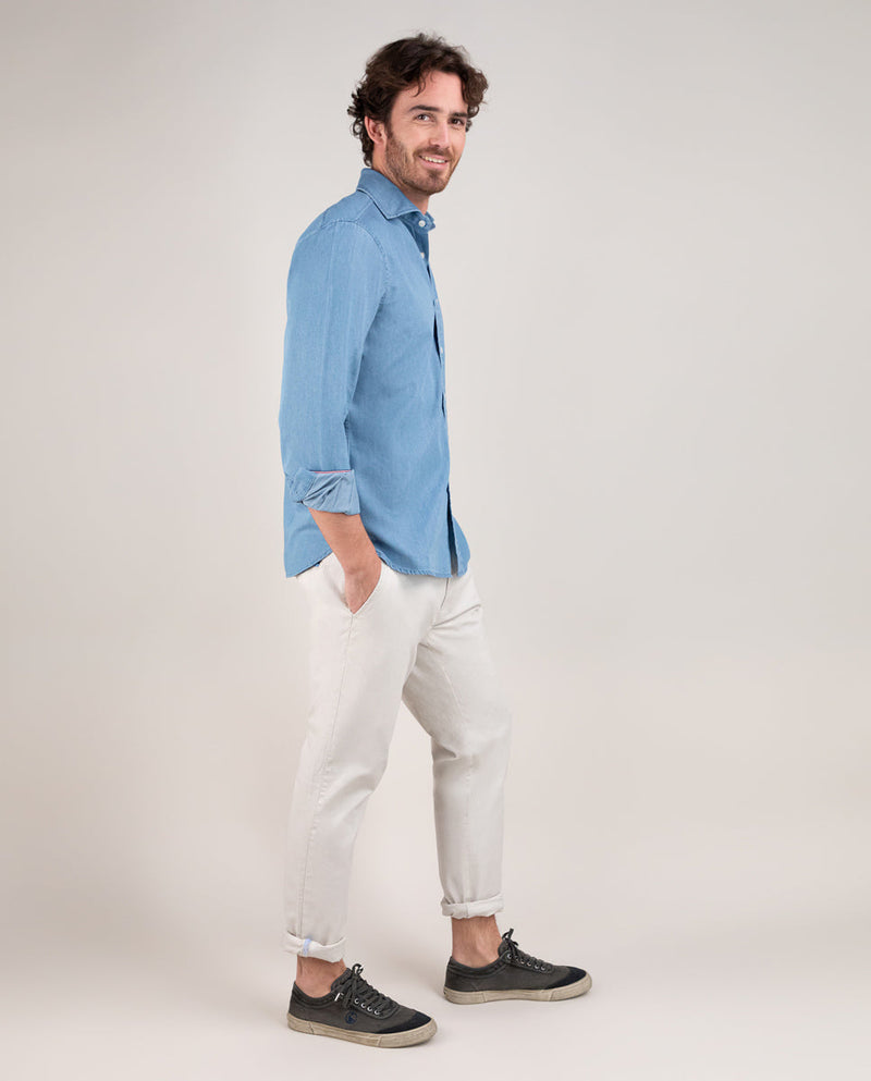 Camisa Denim Índigo