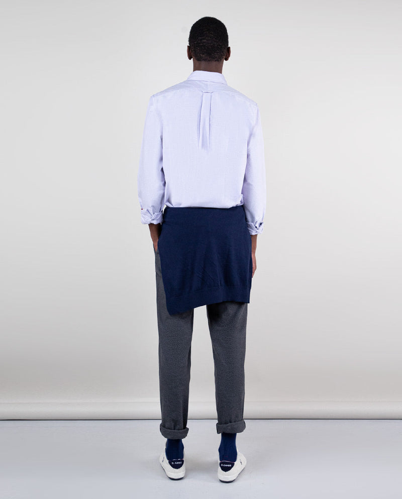 Camisa Oxford Liso Lila