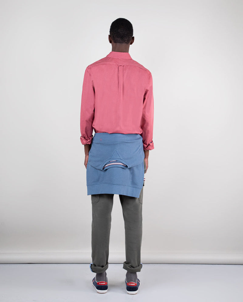 Camisa Algodón Garment Dyed Terracota