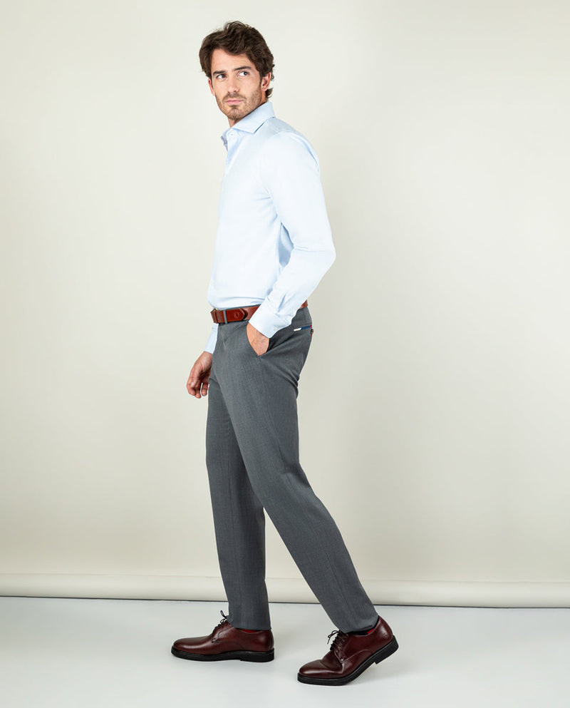 Camisa Vestir Royal Oxford Celeste