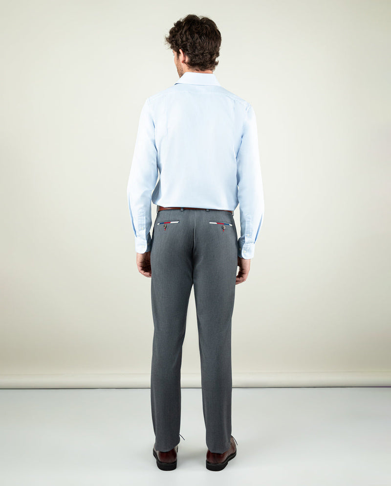 Camisa Vestir Royal Oxford Celeste