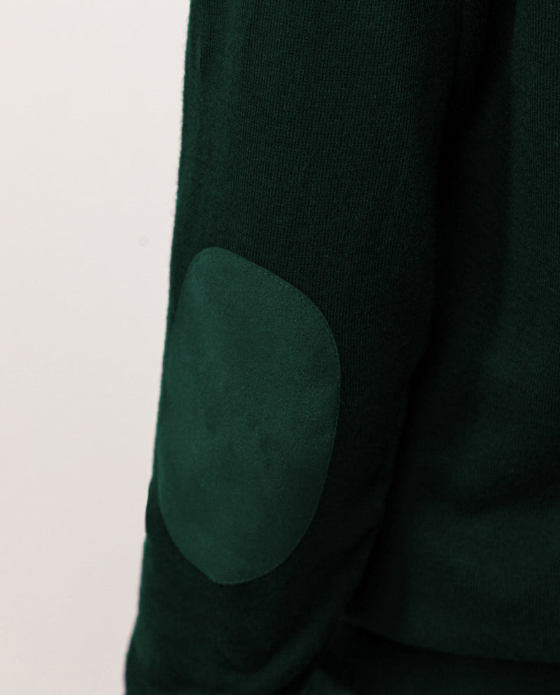 Jersey Cuello Pico Coderas Verde