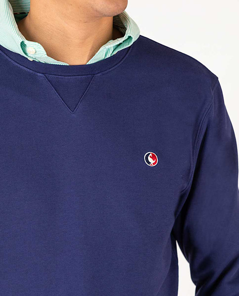 Sudadera Cuello Caja Marino