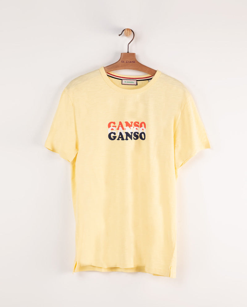 Camiseta Estampada Ganso Amarilla