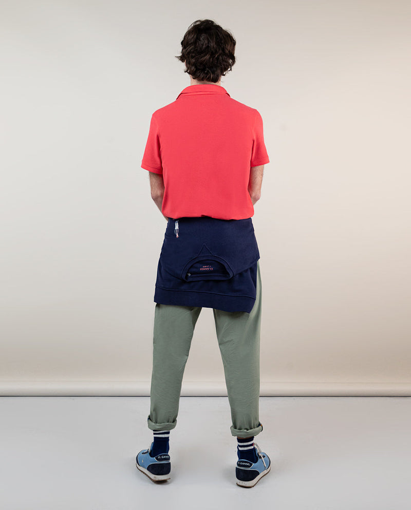 Polo Piqué Garment Dyed Rojo