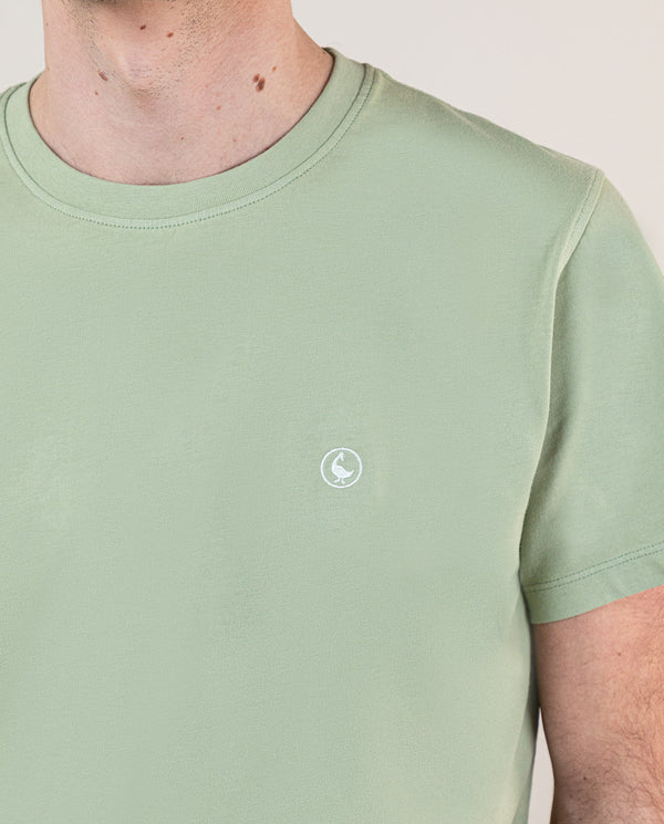 Camiseta Garment Dyed Verde