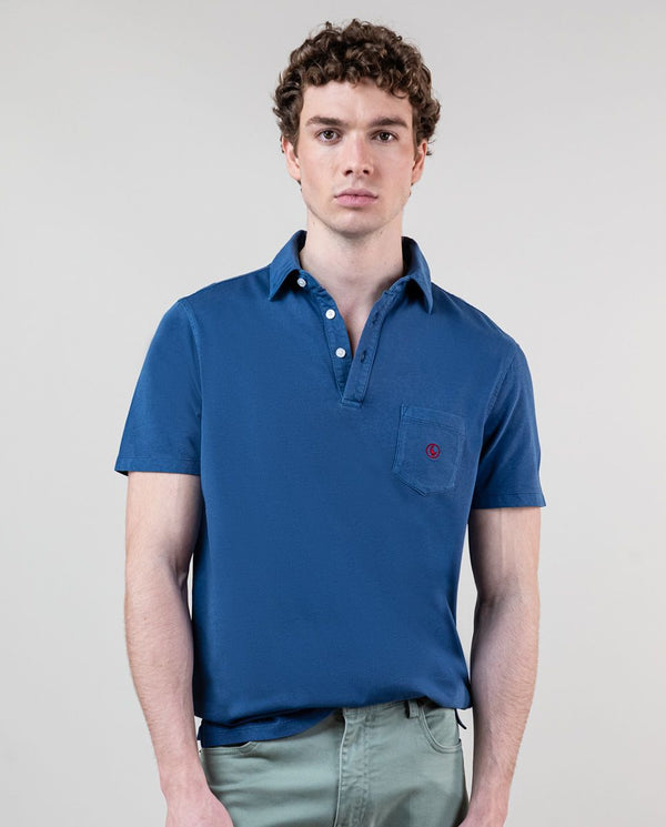 El Ganso | Polo Slub Jersey Marino Azul Marino  para hombre.