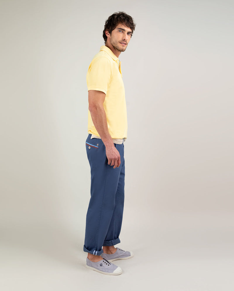 Polo Piqué Garment Dyed Amarillo