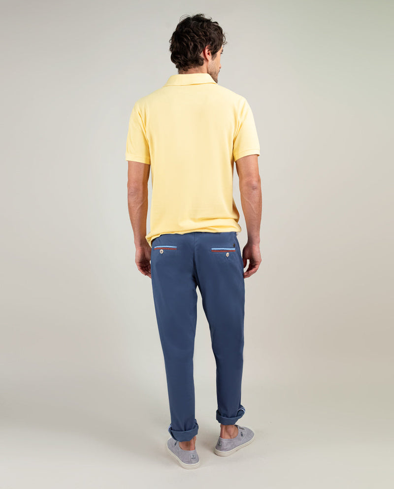 Polo Piqué Garment Dyed Amarillo