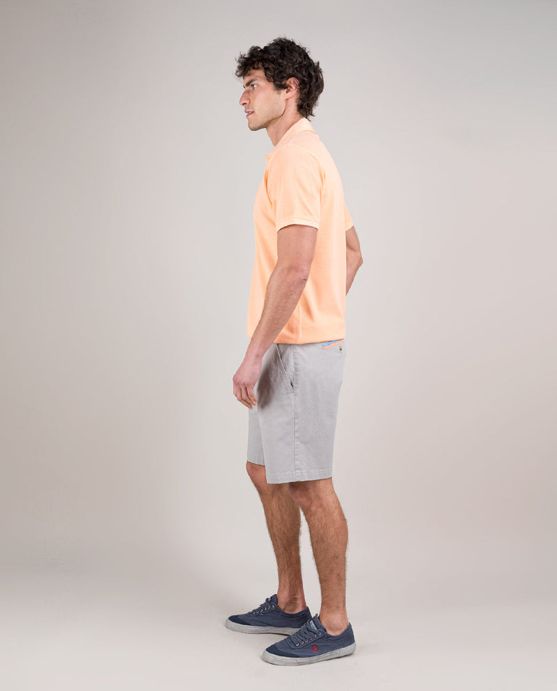 Polo Piqué Garment Dyed Naranja