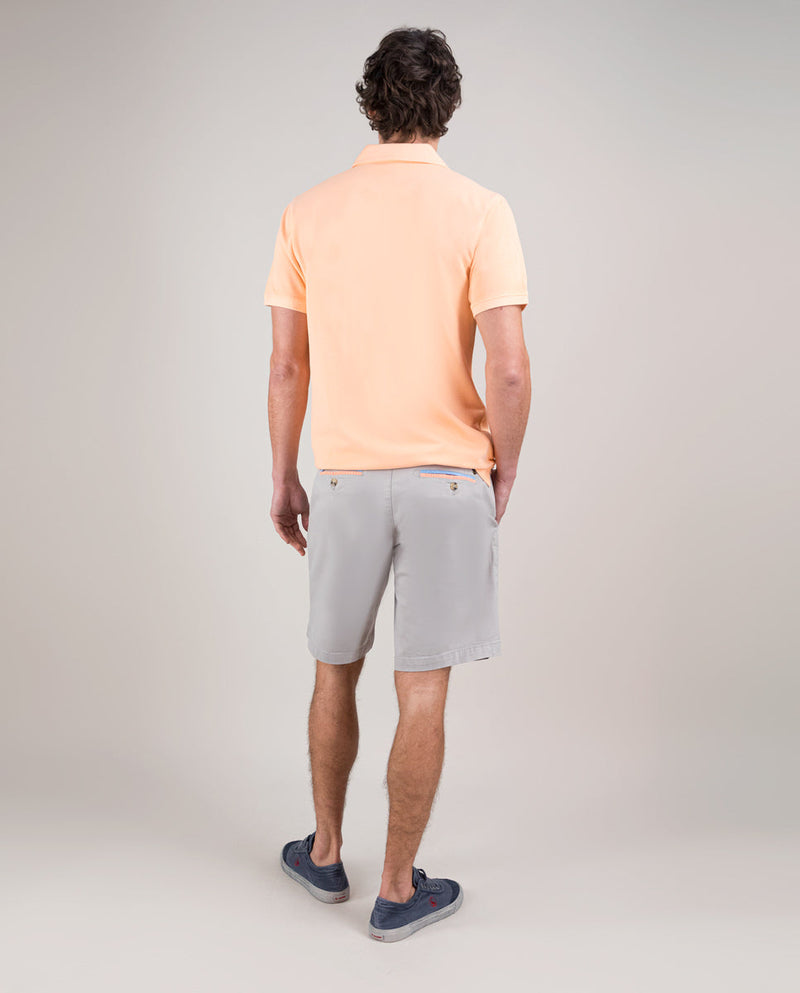 Polo Piqué Garment Dyed Naranja