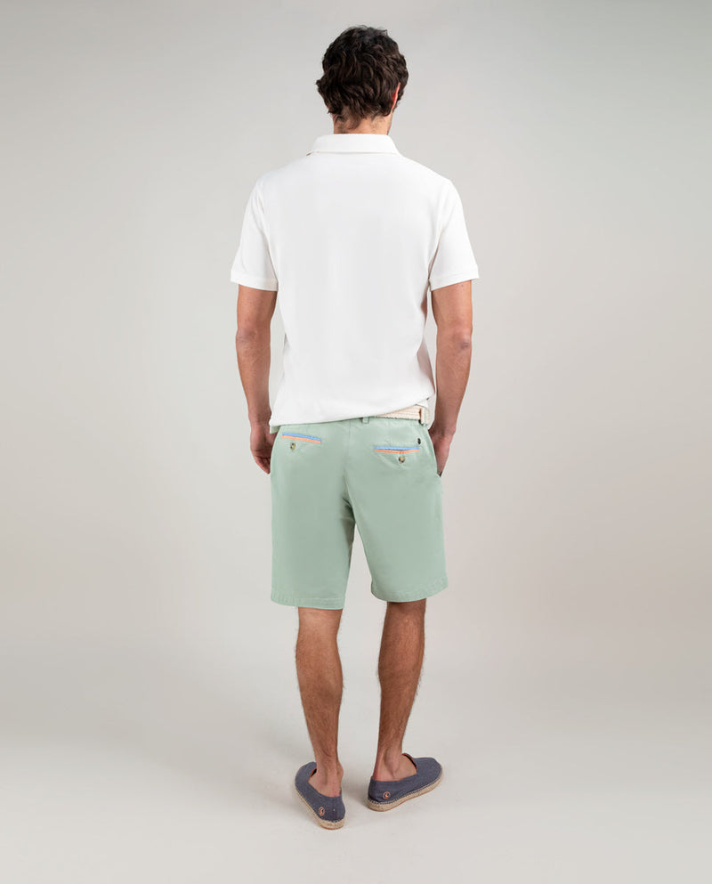 Polo Piqué Garment Dyed Blanco